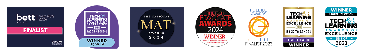 Award-Strip NetSupport School - recent awards